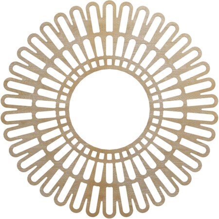 Ekena Millwork Cornelius Wood Fretwork Pierced Ceiling Medallion, Hickory, 36"OD x 13 3/8"ID x 1/4"T CMWP36X0250CRHI